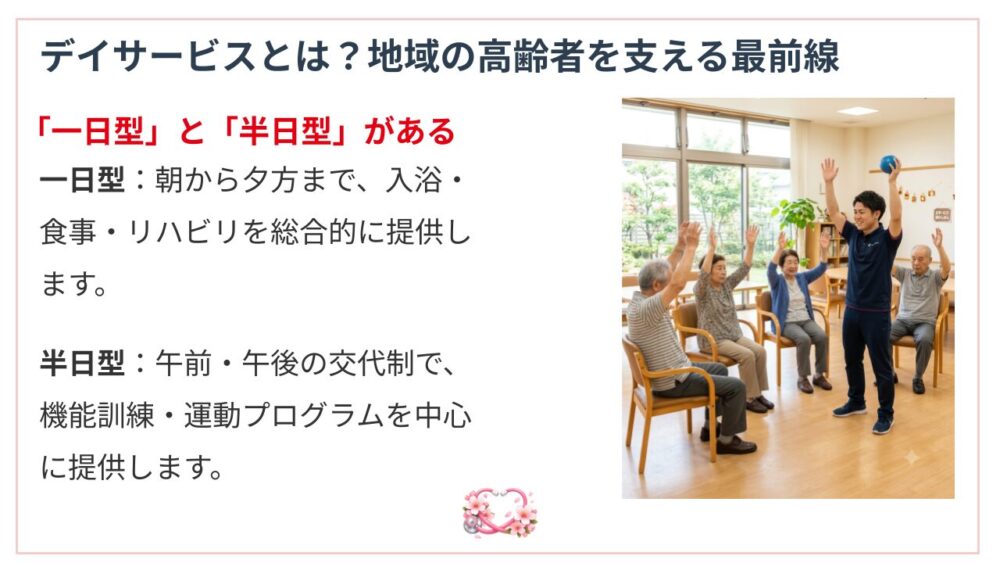 デイサービスの説明